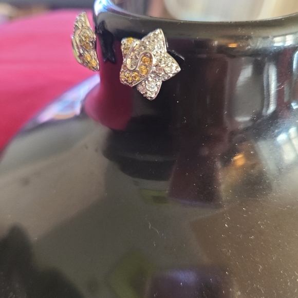 Jewelry - Star sterling silver and topaz earribgs